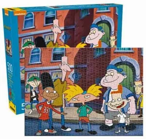 500 piece Puzzle Retro Nickelodeon HEY ARNOLD Licensed Product by AQUARIUS - Imagen 1 de 2
