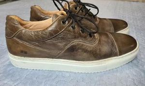 Heritage Bedford Stu HOLMES TAN RUSTIC Men's Shoes Size 10 Vegetable Tanned - Picture 1 of 12