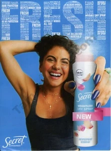 2022 Secret Spray Deodorant Weightless Dry PRINT AD Unique Gift Idea! (1985) - Imagen 1 de 1