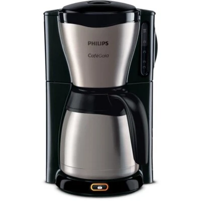 Philips HD7548/20 Café Gaia Kaffeemaschine - Schwarz und Metall - Bild 1 von 3