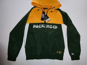 Green Bay Packers New Era x NFL Team Apparel frangivento, taglia piccola (S), nuovo con etichette, ds - Foto 1 di 23