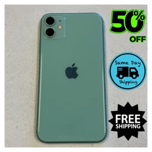 Apple iPhone 11 64GB 128GB 4G Unlocked Verizon T-Mobile Green Red GSM - Picture 1 of 9