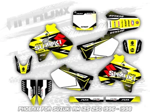 Graphics Kit for SUZUKI RM 250 1996 1997 1998 Decals Premium MX Stickers - Picture 1 of 1