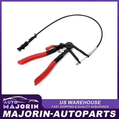 24''Flexible Long Reach Hose Clamp Pliers Remote Action Cable Type Repair Tools - Image 1 of 4