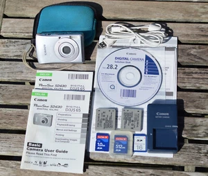 Canon PowerShot SD630 Digital ELPH Camera - SD Cards - Batteries/Charger - Japan - Picture 1 of 15
