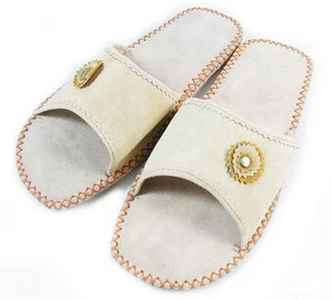 Genunie Leder Slipper Schuhe Damen Herren NEU Größe 10,5 - Bild 1 von 1