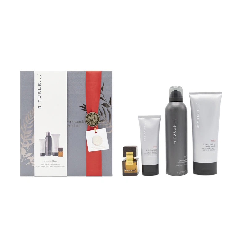 Rituals Homme Gift Set Bath & Body Men's Fragrance Lotion Shower Gel - Blemished