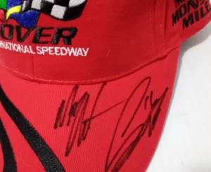 Matt Kenseth And Greg Biffle Autographed Dover Event Staff Hat cap Roush Racing - Picture 1 of 7