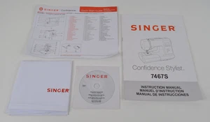 Singer Confidence 7469 Bedienungsanleitung Benutzerhandbuch mit DVD & Staubschutz Original-Zubehör-Hersteller - Bild 1 von 4