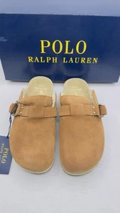 Zuecos sin cordones Polo Ralph Lauren para hombre Turbach forrados en piel de oveja gamuza 8,5D - $198 - Imagen 1 de 10