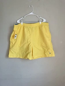 Bañador Polo Ralph Lauren Oasis amarillo para hombre talla XXL forrado con logotipo - Imagen 1 de 5
