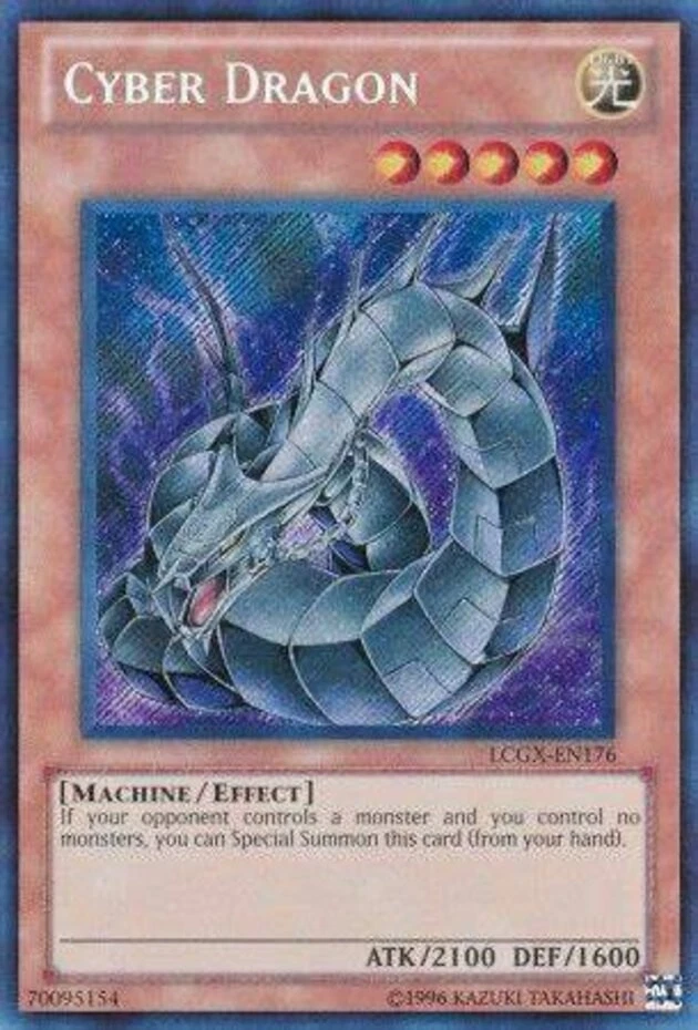 Near Mint Cyber Dragon - LCGX-EN176 - Secret Rare - Unlimited Edition - Yu-Gi-Oh - Image 1 of 1