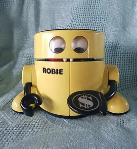 ! 1980er Vintage Radio Shack Robie the Banker Roboter Sparschwein. Getestet Funktioniert  - Bild 1 von 11