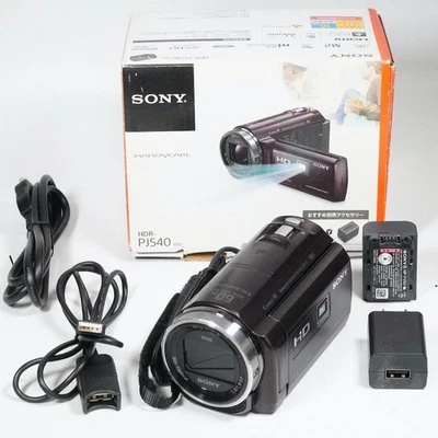 SONY HDR-PJ540 Brown Portable Camcorder Handycam 30x Zoom 32GB w/Box - Image 1 of 4