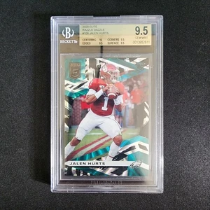 Jalen Hurts #108 Razzle Dazzle 2020 Panini Donruss Elite Football Beckett 9.5 - Picture 1 of 2