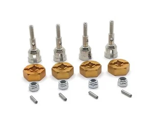For WLtoys 1/18 A949 A959 A969 A979 K929 Alloy Metal Wheel axle Wheel hex 12mm - Picture 1 of 15
