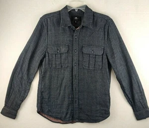 7 Seven For All Mankind Button Down Shirt Mens Medium Blue Casual M - Picture 1 of 10