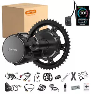 48V1000W Bafang Electric Bicycle 68-73mm Mid Drive Motor Ebike Conversion Kits - Picture 1 of 7