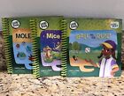 Lot Of 3 Leap Frog Leap Start Learn To Read Books   Mole Ball On The Run Mice