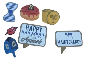 Hanukkah Photo Booth Props- Photo Selfie Props Over 25 Pcs - Picture 1 of 5