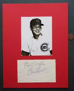 1954 Chicago Cubs One Year Player Chris Kitsos signed Autogramm & Foto D 2004 - - Bild 1 von 1