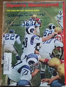 Roman Gabriel, Autographed Sports Illustrated Magazine, October 3, 1966 - Picture 1 of 5