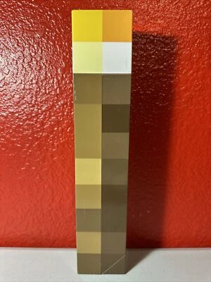 Vintage Think Geek 2013 MINECRAFT Light-Up Wall Torch. Flashlight/Night Light - Image 1 of 4