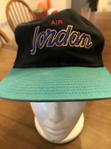 Air Jordan Michael Jordan Snapback Cap side patch Adjustable Black/Blue