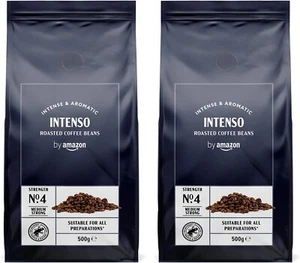 Coffee Beans Caffè Intenso, Light Roast, 1kg (2 Packs of 500g), Rainforest - Picture 1 of 5