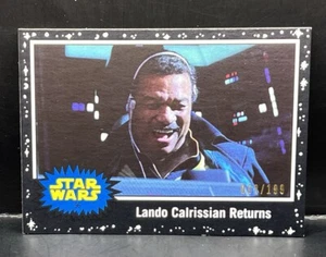 2019 Topps Star Wars Journey Rise of Skywalker NERO #96 Lando Returns #98/199 - Foto 1 di 2