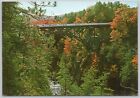 Quechee, carte postale du Vermont, rivière Ottauquechee, pont des gorges de Quechee