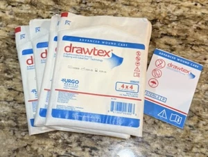 Apósito hidroconductor para heridas Drawtex 4 x 4" 00302 10 piezas. Sin caja Exp3/2029 - Imagen 1 de 1
