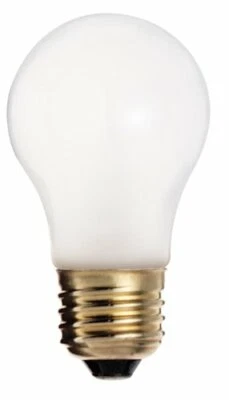 Satco S3811 130V Medium Base 40-Watt A15 Light Bulb, Frosted - Image 1 of 4
