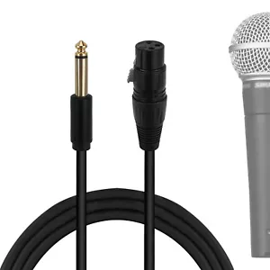 Geekria Microphone Cables for Shure SM57, SM48, SM7B, MV7, PGA48 (6.6 ft) - Picture 1 of 6