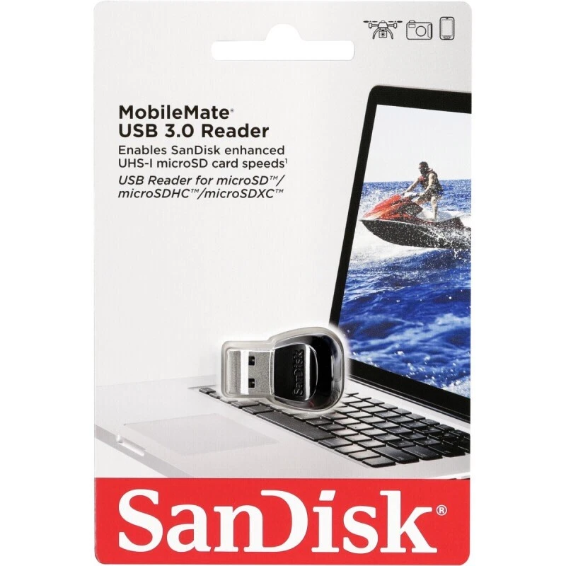 SanDisk Mobileme UHS-I USB 3.0 Lettore Memoria Scheda per Micro SD SDHC Sdxc-Uk - Immagine 1 di 4