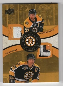 Parches de reliquias de tela Boston Bruins Bergeron Bourque 2023-24/49 CCR2-BB 85039 - Imagen 1 de 2