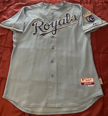AUTHENTIC Kansas City Royals USA Majestic Kansas City Royals On Field Jersey 48 - Image 1 of 4