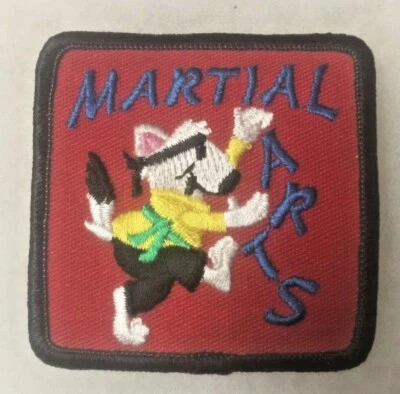 Adorable 2 1/2" x 2 1/2" MARTIAL ARTS PATCH - NEW - Image 1 of 2