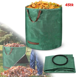 4x 272/300L Gartensack Gartenabfallsack Laubsack Rasensack Stabil Faltbar Robust - Bild 1 von 25
