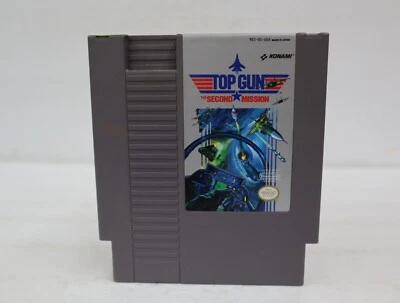 TOP GUN: THE SECOND  MISSION (NES, 1990) Cart Only - Image 1 of 3