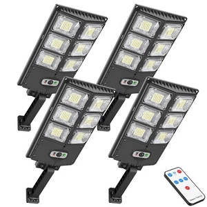 150W Solar Lights Outdoor Waterproof, 8000LM LED Solar Flood Lights Outdoor M... - Picture 1 of 8