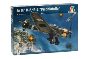 Italeri 2769 1/48 Model Aircraft Kit WWII Junkers Ju 87 B2/R2 Stuka PICCHIATELLO - Picture 1 of 1
