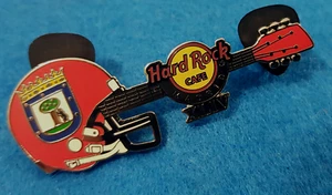 MADRID SAINTS V COLTS SUPER BOWL 44 FINAL XLIV 2010 GUITAR Hard Rock Cafe PIN LE - Picture 1 of 1