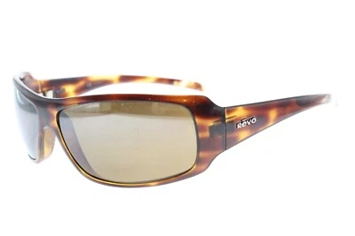 Gafas de sol envolventes polarizadas tortuga Revo 5020 804/9Z 66/14-130 mm *LEER* Foto 1 de 4