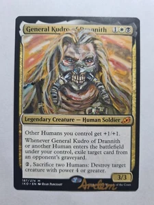 GENERAL KUDRO IMMORTAN JOE MAD MAX ART MAGIC ALTERED ART HAND PAINT BY DEMIAN - Picture 1 of 12