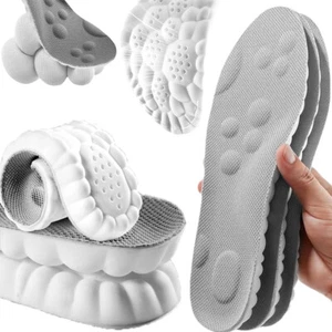Plantilla 4D Plantillas Ortopédicas Almohadillas para Zapatos Plantilla Deportiva Transpirable Suave Cuidado de Pies EE. UU. - Imagen 1 de 13