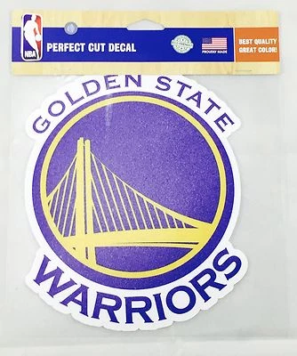 NBA Golden State Warriors  Die Cut Car Decal  7 3/4" x 6 1/2” - Image 1 of 2