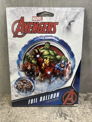 Marvel Avengers 18" Globo de Lámina Doble Cara Decoración de Cumpleaños Superhéroe Iron Man Foto 1 de 2