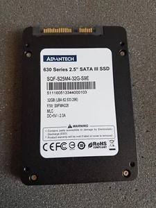 HP Edgeline Advantech 630series 32GB 2.5" WideTemp -40to85C SSD 847058-001 - Picture 1 of 8
