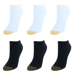 New Gold Toe Women's Extended Size No Show Liner Socks (Pack of 6)